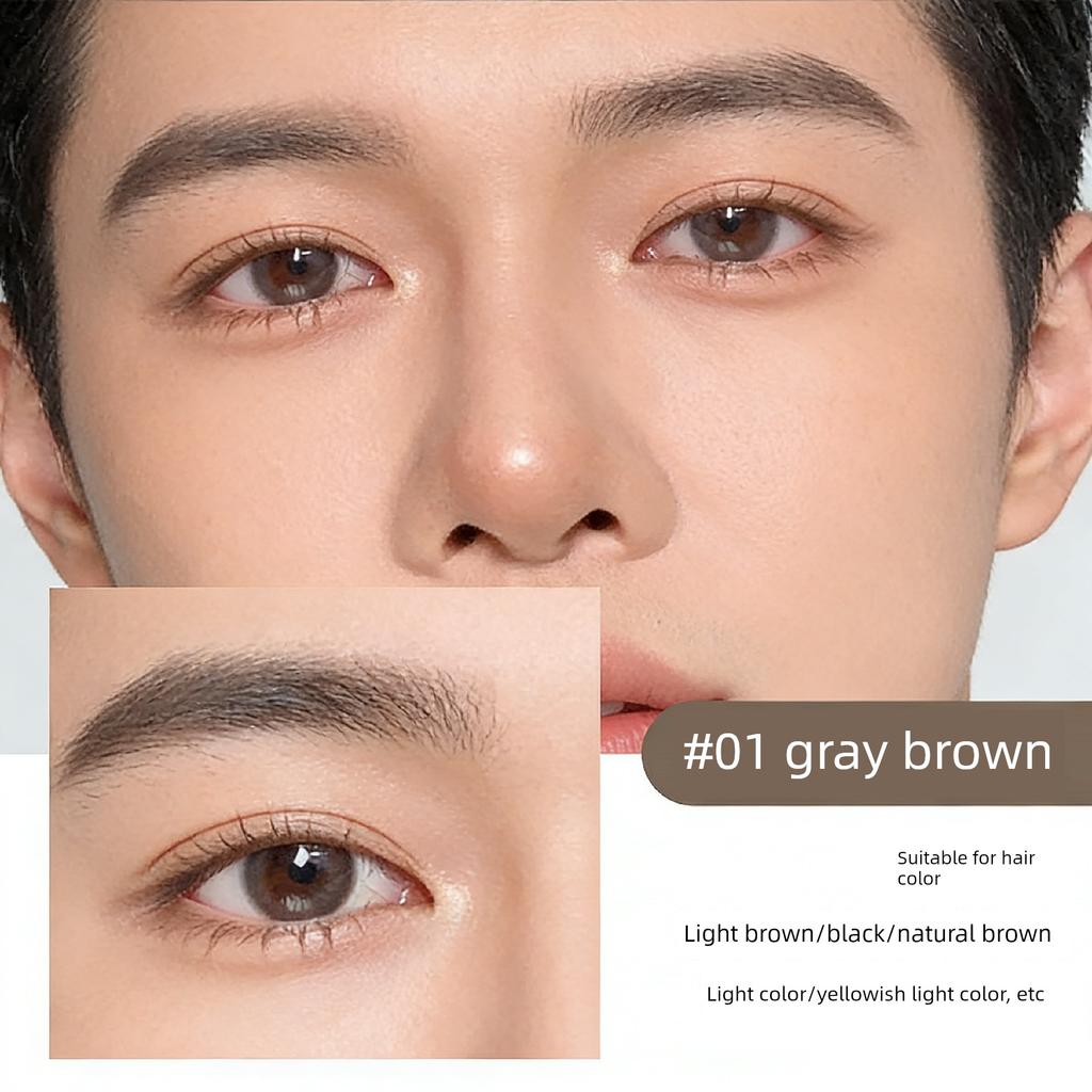 Eyebrow Pencil for Men, Natural-Looking Eyebrow Pencil, Wild Eyebrow Shaping Tool, Dual-Ended, Long-Lasting, Beginner-Friendly