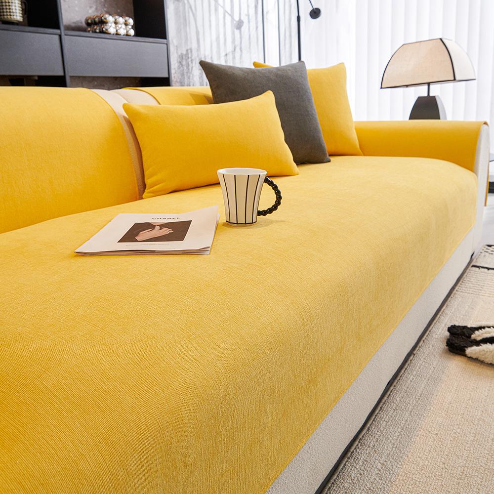 Waterproof Urine-Proof Chenier Sofa Cushion  New Four-Season Universal High-End Non-Slip Sofa Cushion