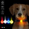 Hundehalsbänder, Anti-Verlust-Anhänger, wasserdicht, Sicherheits-LED-Blinklicht, USB wiederaufladbar, LED-Licht-Anhänger für Hunde, Katzen, Haustiere