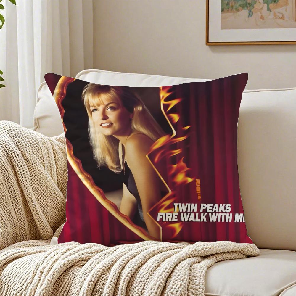 Movie Mystery TTwin Peaks FFire Walk with Me Cushion Cover Pillowcase Antidustmite Living Room Sofa Decor Cushion Room