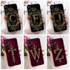 For Motorola Moto G14 G32 G52 Case For Moto G14 XT2341-4 Cover Silicone Luxury Crown A-Z Letters 2D Flat Pattern Soft Casing
