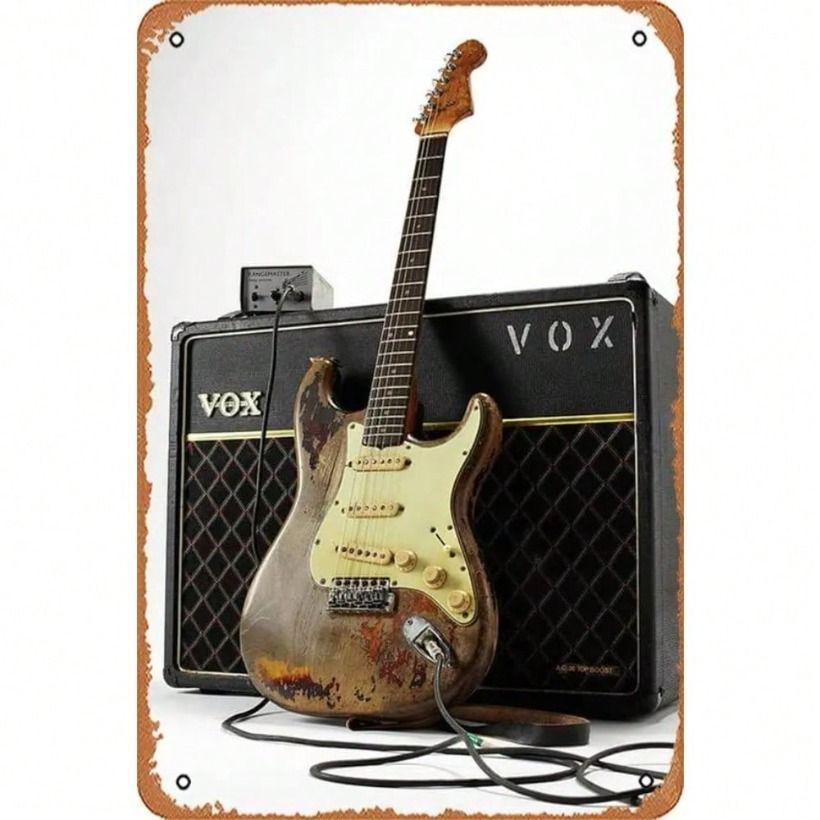 Metal Poster Wall Art Vintage Music Gift Studio Decor