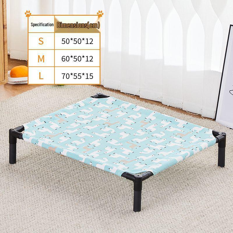 All-Season Pet Bed: Moisture-Proof, Breathable, Removable, Washable, Cool Off-the-Ground Nest for Cats and Dogs