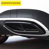 For Mercedes Benz CLA Class C118 W118 CLA180 200 220 250 260 2020-2022 ABS Car Accessories Muffler Exhaust Pipe Tail Cover Trim KIY7
