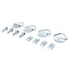 4 Sets Bed Rail Mounting Cleats Kit Truck Bed Tie Down Anchors D Rings Replacement for Frontier Titan Utili Track 2004