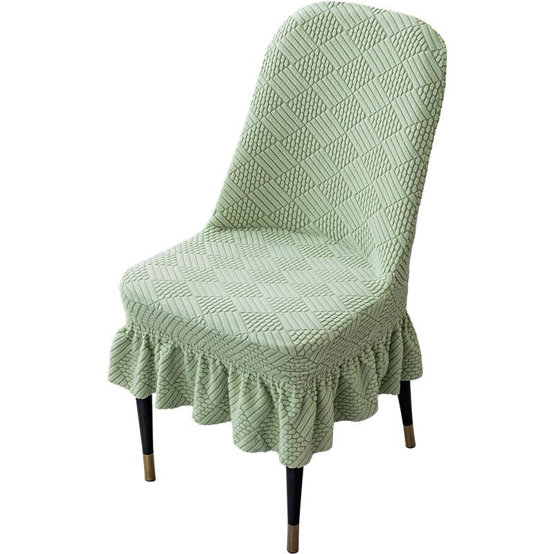 

Простой утолщенный большой изогнутый чехол на стул, универсальный обеденный стол, чехол на сиденье обеденного стола, светильник, роскошный бытовой чехол на табурет