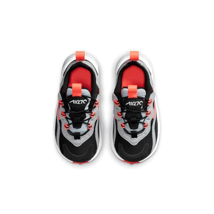 Nike Air Max 270 RT Comfortable Casual Low-Top Running Shoes Baby Sneaker Black Gray Red CD2654-019
