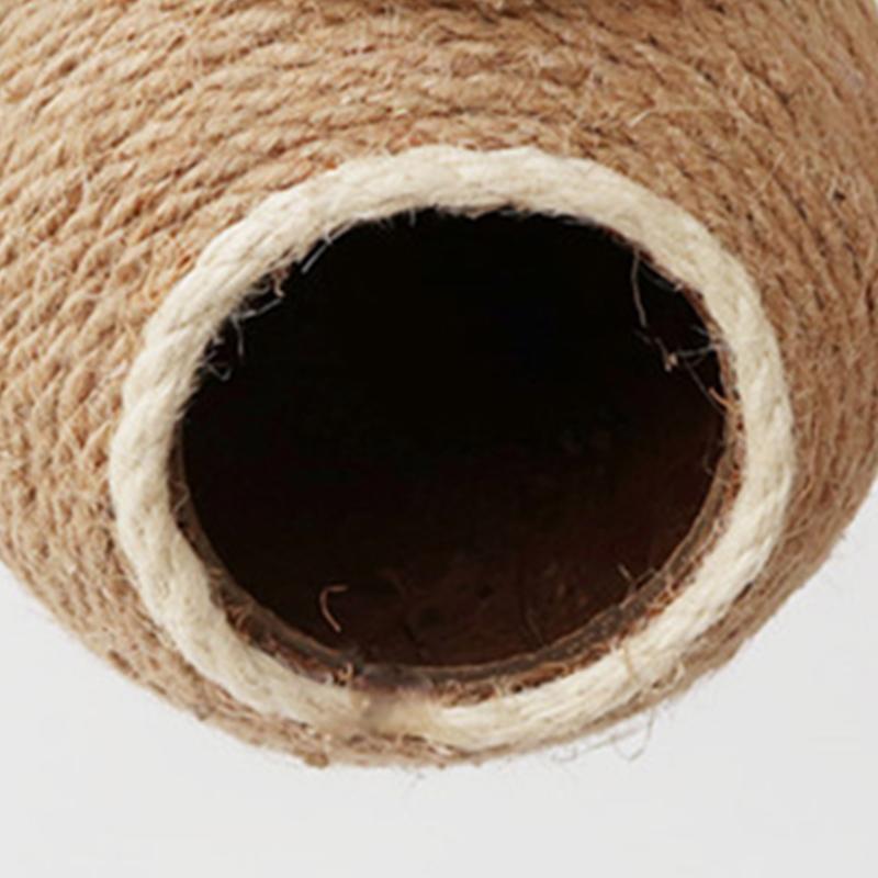 Woven Bird Nest Bite Resistant Decorative Hemp Coconut Shell Handcrafted Parrot House for Budgies