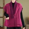 Weste für Damen Baumwolle Herbst Winter Ärmellose Tops Weste Übergröße Verdickte Weste