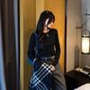 Women's Pure Desire White Soft Brushed Slim Fit Long Sleeve Base Layer T-Shirt - Korean Style Autumn/Winter