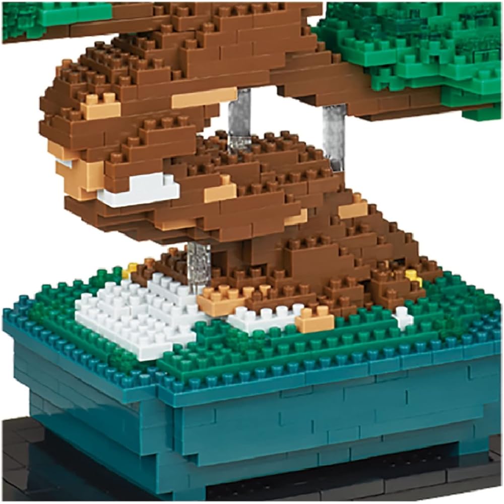 Nanoblock Bonsai Deluxe Edition Pine Tree Building Kit NB-039