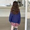 Girls' Heart Jacquard Sweater & Skirt Set - 2025 New Kids' Cozy Knitted Style