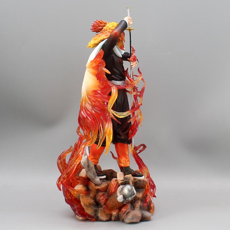 30cm Demon Slayer Anime Figure Rengoku Kyoujurou Figurine Flame Hashira Model PVC Statue Desktop Collection Birthday Toys Gifts