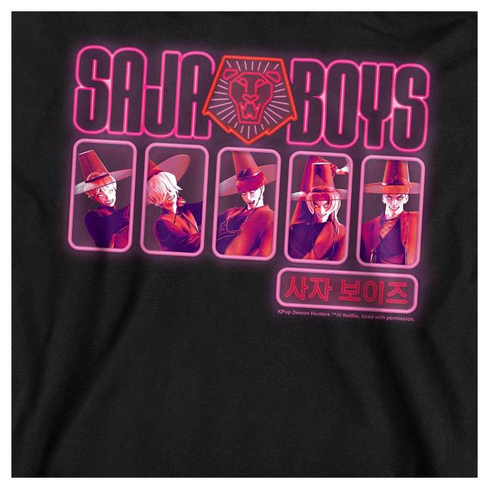 K-Pop Demon Hunters Unisex Adult Saja Boys Glowing Lights Sweatshirt