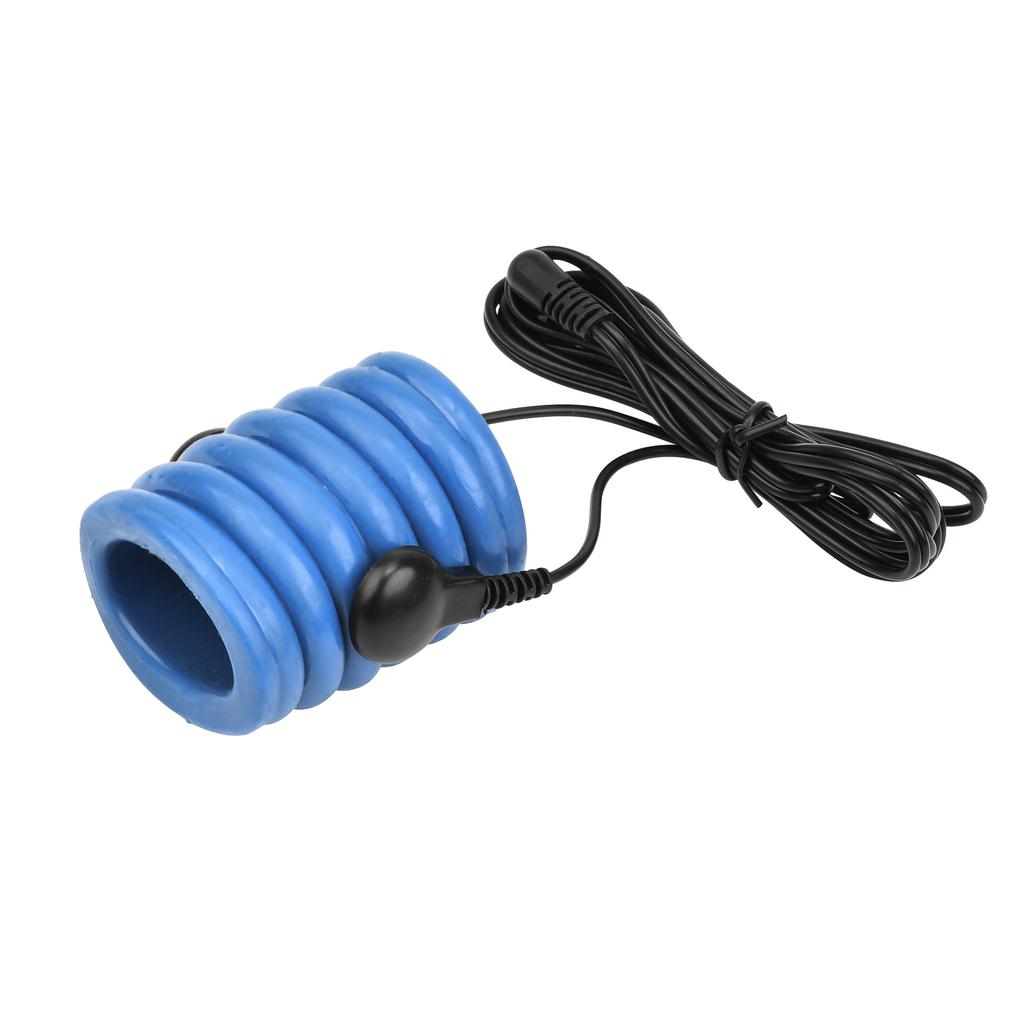 Adult Sexy Men's Silicone Electric Shock Scrotum Binding Device Sperm Locking Delay Stimulation Testicle Set Sex Toy Supplies