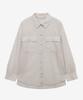 MIND BRIDGE WOMEN [W] Sheer Cotton Oversized Out-Pocket Shirt - 3 Colors