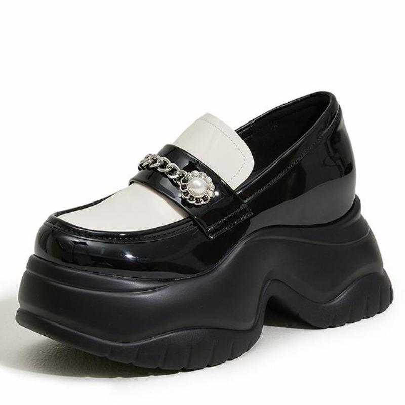 

Fashion 9cm New Microfiber Leather Summer High Brand Spring Autumn Platform Wedge Women Chunky Sneaker Pumps Fashion Pumps Shoes 39