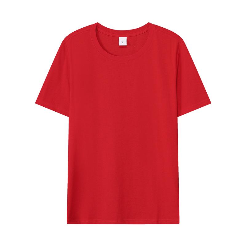 

Футболка унисекс 190G Loose Ice Silk Cotton с коротким рукавом - однотонная, мягкий базовый топ S