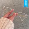 Cat Eye Shape Woman's Eyeglasses European American Stylish Women's Glasses Blue Light Blocking Eyeglass Frame