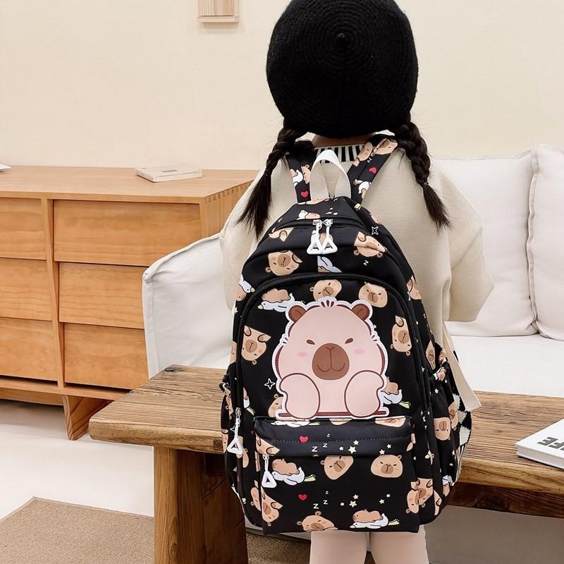 Adorable Animal Cartoon Backpack For Boys And Girls Stylish Large Capacity Kindergarten Bag School