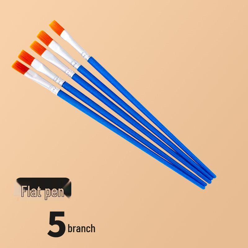 

Nylon Flat Brush: Liner & Outline Brush for Oil, Watercolor, Gouache, Acrylic