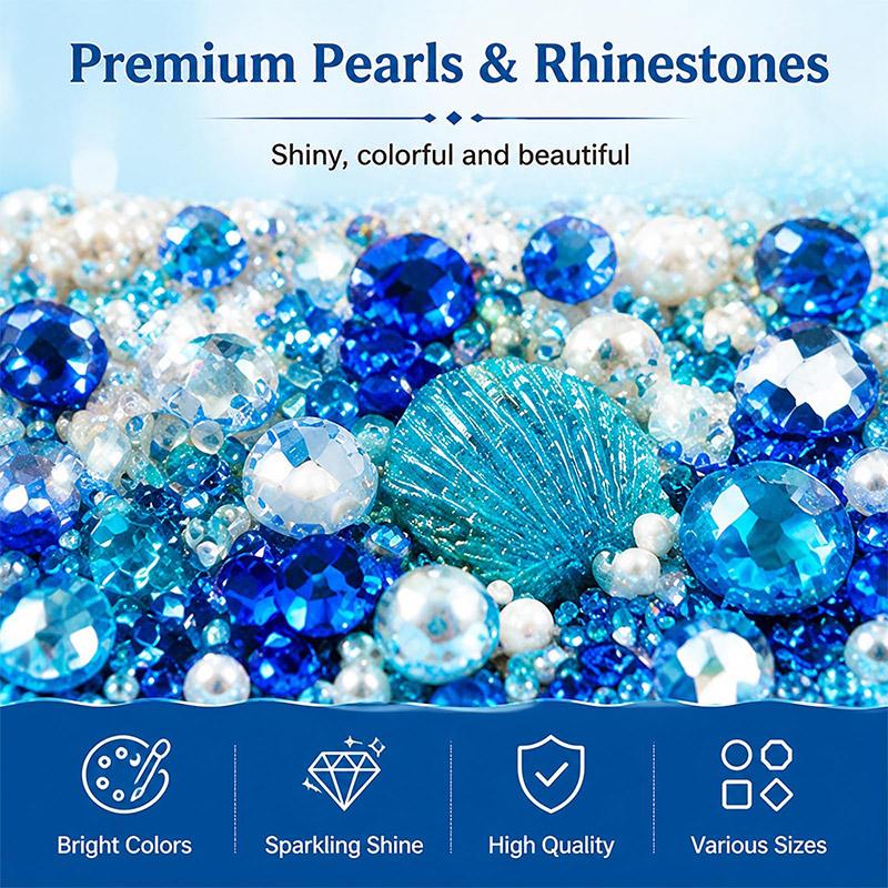 Ocean Theme Pearl Art Diy Kit Octopus Diy Pearl Painting Kit Ocean Diamond Art For Adults Beginners Ling Coastal Wall Decor