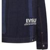 Evisu Brush Solid Color Big M Denim Jacket Men jackets Dark-Blue 2EAHTM1DJ799LFCT