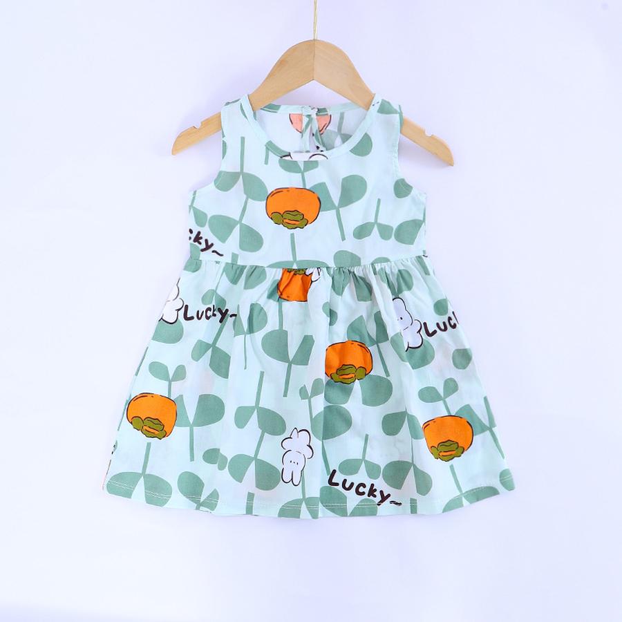 

Girls Cotton MC Flannel Summer Dress Pajamas Children s Clothing Home Clothes Beach Princess Dress 90 небо синє кольору