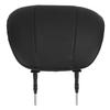 Car Seat Headrest Universal Memory Foam PU Leather Replacement Head Rest Pillow for Vehicle with Metal Bracket 150mm