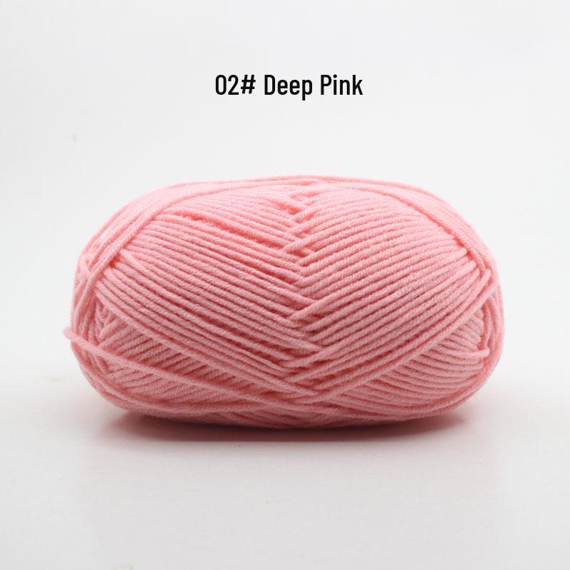 Medium Thick Handmade Cotton Baby Yarn for Knitting, Crochet, and DIY Projects