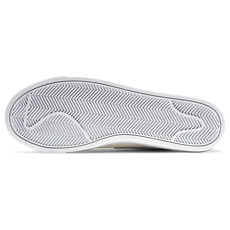 Nike Blazer Syntetisk Lær Lav Topp Skatesko Dame Sneaker Blå Hvit CZ8688-146