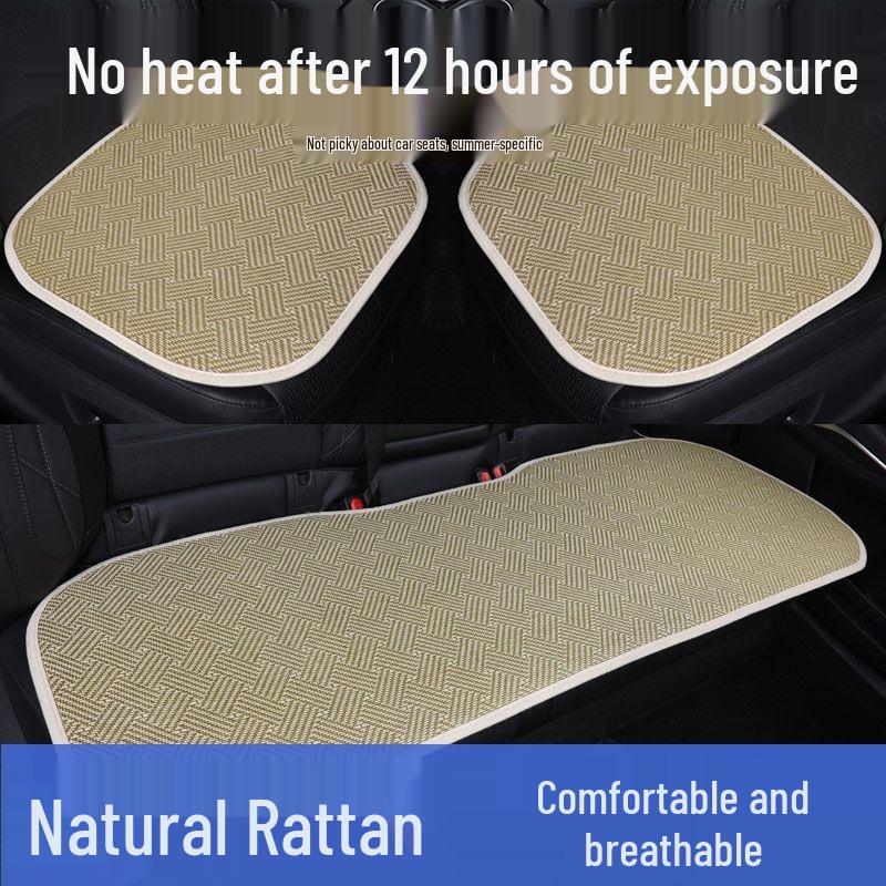 Bamboo Non-Slip Cooling Car Seat Cushion 