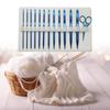 Interchangeable Circular Knitting Needle Tunisian Crochet Hook Set 3.0mm-10.0mm Carpet Crochet Hook Set with Storage Bag