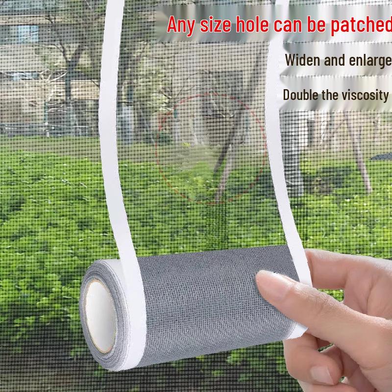 Mosquito & Insect Screen Repair Patch - Self-Adhesive Mesh for Window Widening Weep Holes and Patching.