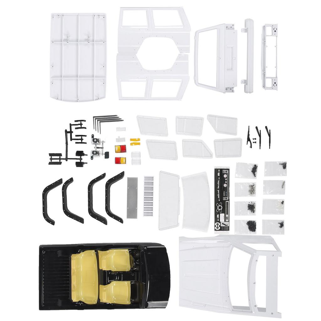 313mm Wheelbase RC Car Body Shell Accessory Fit for SCX10 II 90046 90047 110 RC Car
