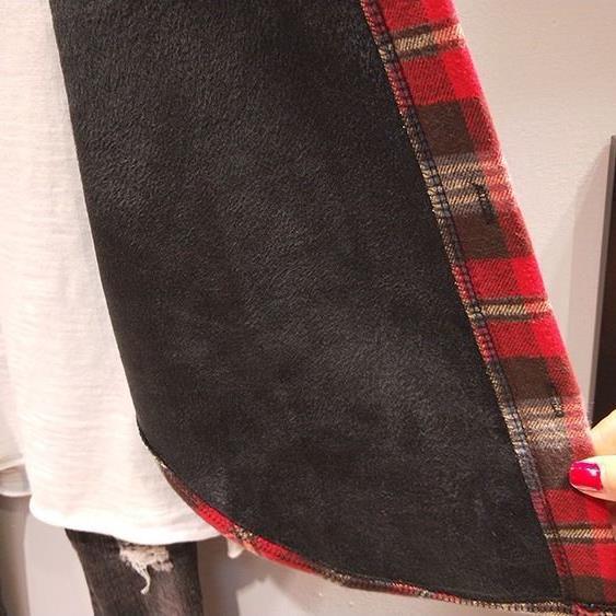 Women's Plaid Hooded Mid-Length Shirt, 2024 Spring/Autumn Korean Style, Casual Versatile Loose Fit.