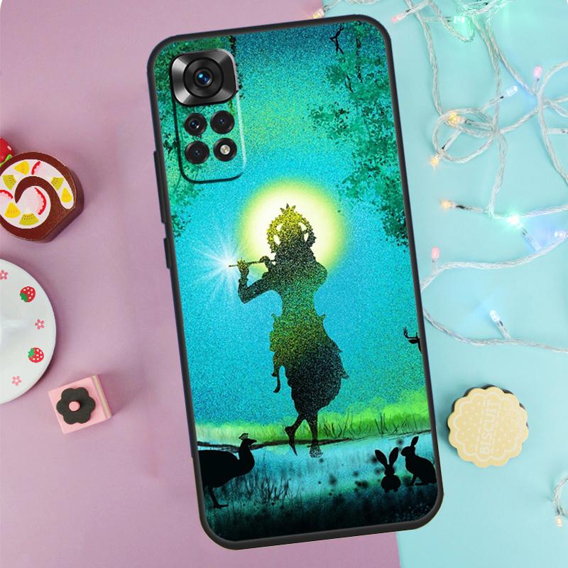 Lord Krishna Radha Case For Xiaomi Redmi Note 14 Pro 9 10 11 12 13 9S 10S 11S 12S Redmi 14C 10C 12C 13C Cover