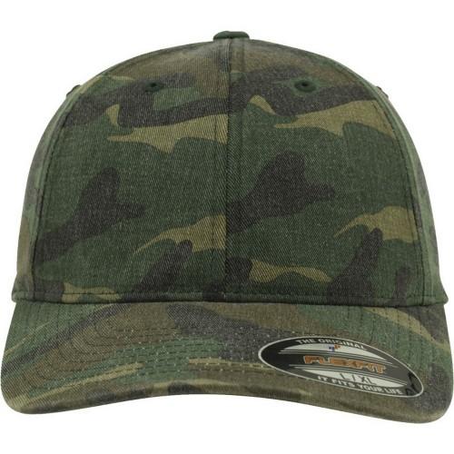 Flexfit Camo Garment Washed Baseball Cap