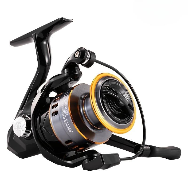 

Легкая дорожная спиннинговая катушка - Максимальная нагрузка при складывающейся рукоятке, антикоррозийная, прочная, двойного назначения (для воды), портативная, подходит для рыбалки на открытом воздухе 1000 чёрный