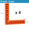 90 Degree Corner Clamp Positioning Squares L-type Right Angle Ruler Clamp Stone Rock Plate Splicing Fixer Woodworking Tool