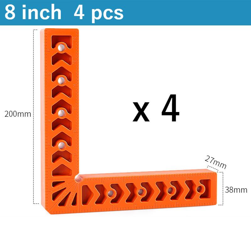 90 Degree Corner Clamp Positioning Squares L-type Right Angle Ruler Clamp Stone Rock Plate Splicing Fixer Woodworking Tool