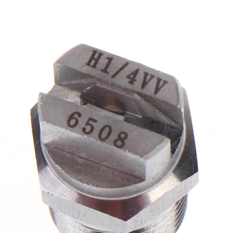 2Pcs Bspt High Pressure Flat Fan Nozzle 65 Degree Hvv Water Spray Nozzle For Cleaning