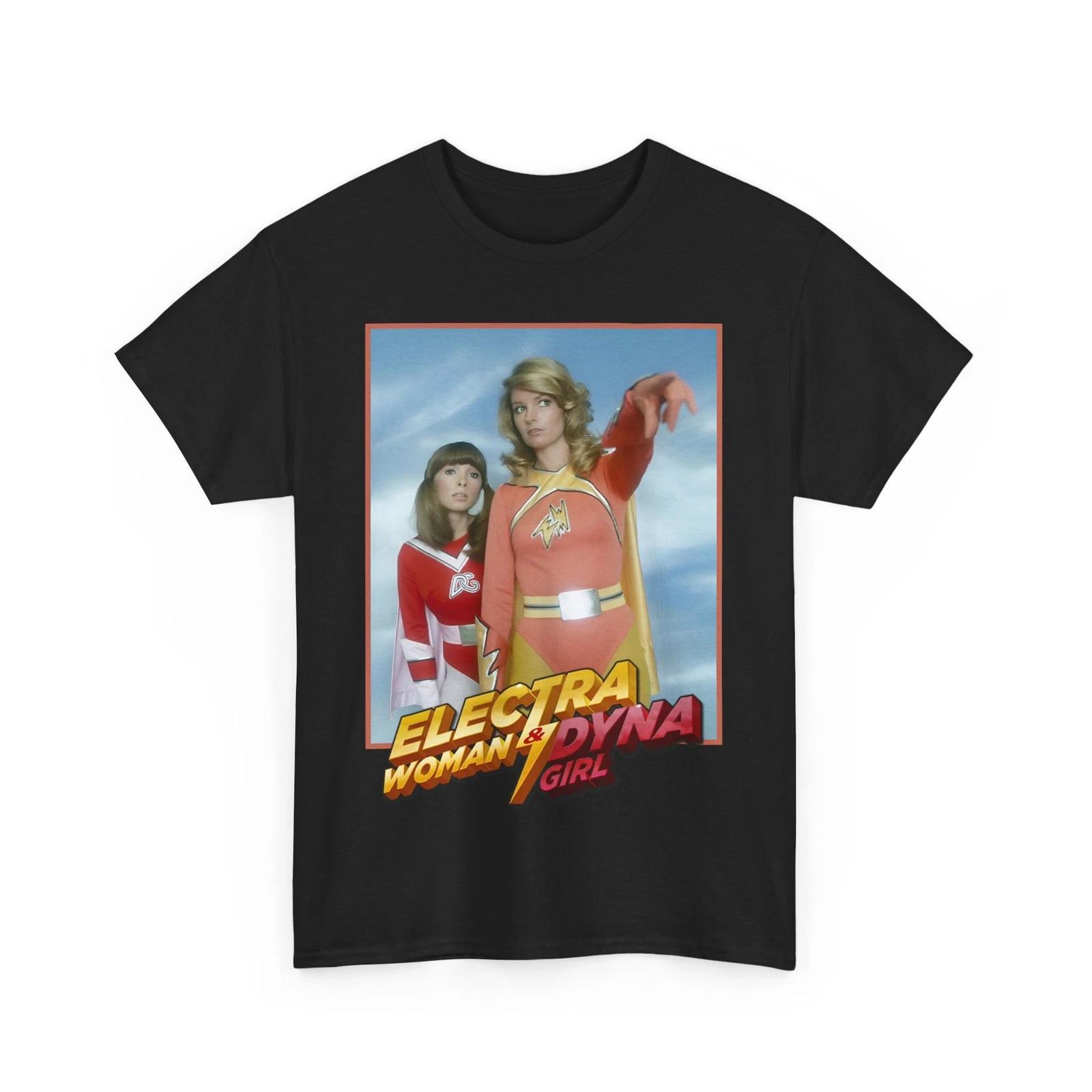 Electra Woman and Dyna Girl T-Shirt Men’s Unisex Vintage Style Krofft Supershow XXXL