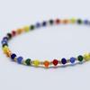 BONBEAU Luck key rainbow double beads Bracelet set (2 types)