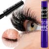 Two-Color Curling Volumizing Mascara, Natural Lengthening, Long-Lasting, Black & Brown. Anti-Fade, Anti-Clumping, Quick-Drying, Easy To Apply