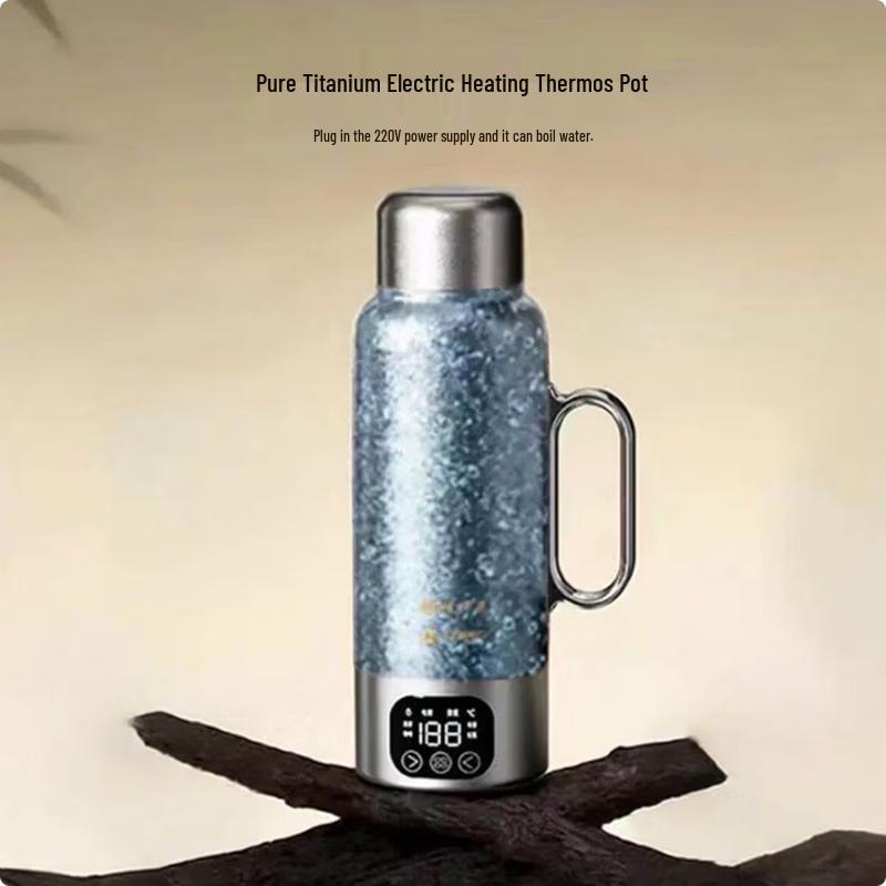 TOMIC Pure Titanium Smart Electric Thermal Kettle 0.9L