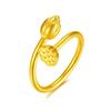 Vietnamese Chic Two Worlds Joy Ring Luxurious Brass Gold Plated Accessory