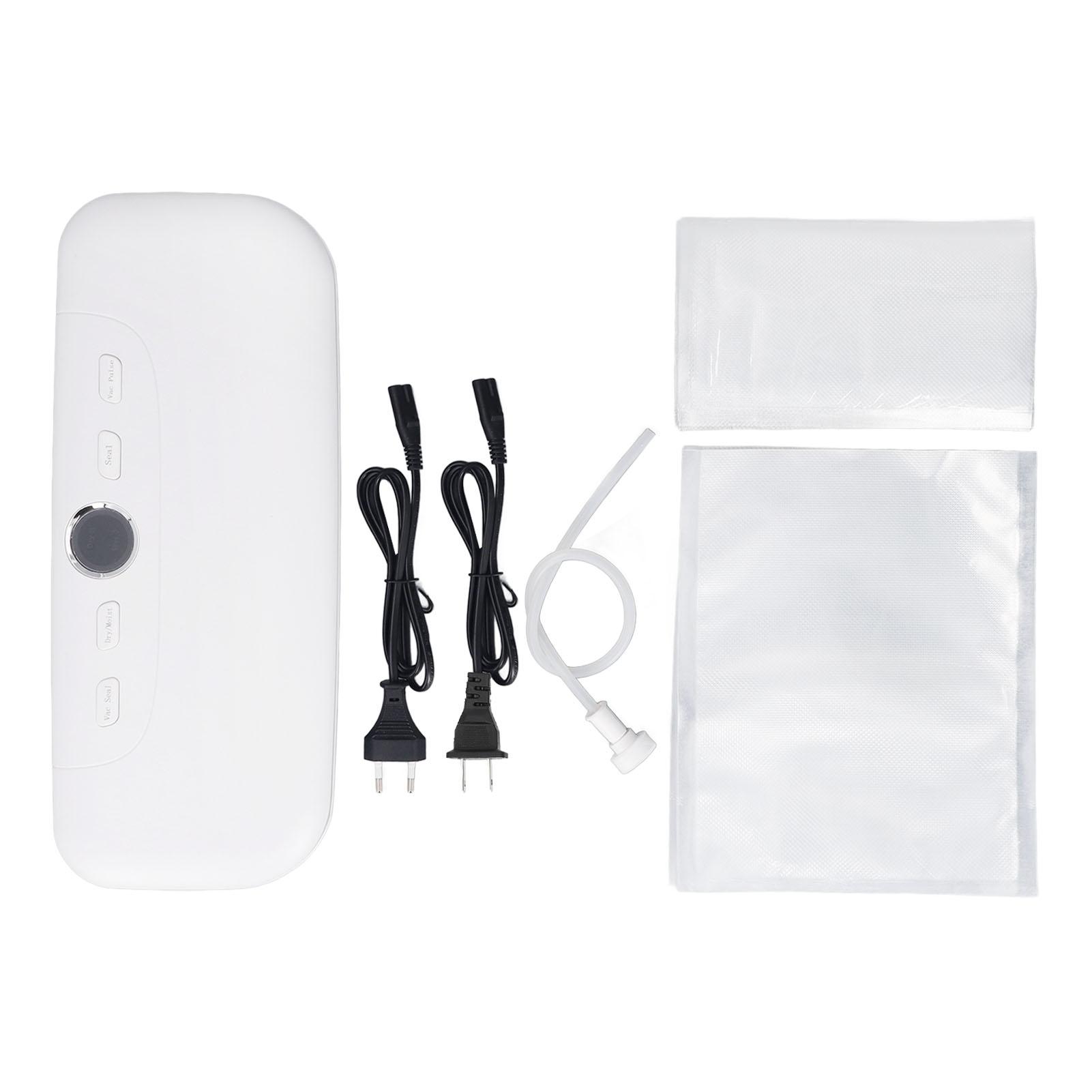 

Вакуумный упаковщик с мощностью всасывания 60 кПа, компактный автоматический упаковщик пищевых продуктов с внешней вакуумной системой EU Plug 110‑230V