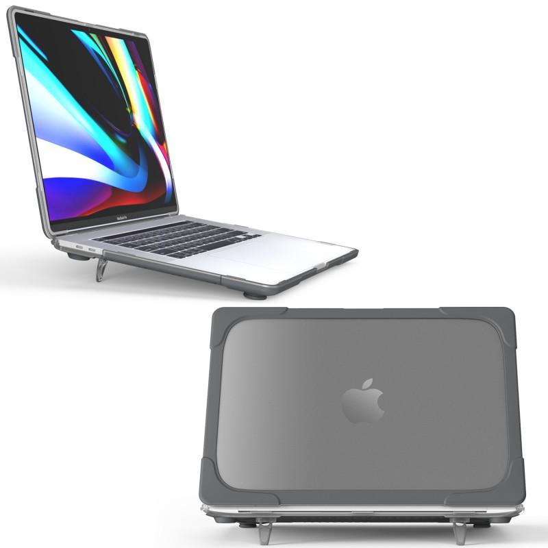 Transparent Matte TPU Case MacBook Pro 16-inch A2141 2019 2020 Shockproof Protective Cover Gray
