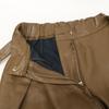 CLANE [23AW] 15110-7362 Faux Leather Wide Pants/ Bottoms 2 BrownUsed